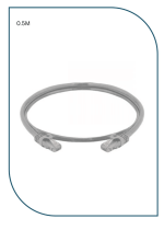 ProLink PL-PC-U6-0.5G UNSHIELDED CAT6 PATCH CORD W/ T568B WIRING, 0.5M, LSZH Gray