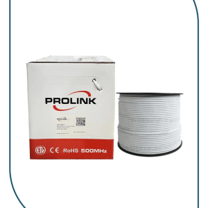 ProLink CAT6 U/UTP CABLE, 4 PAIR 23 AWG , White , PL-C6-PVC-W
