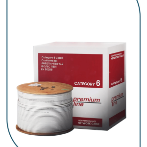Premium-Line Category 6 U/UTP Installation cable 23awg , 305 m Box, PVC, Grey - 206141115