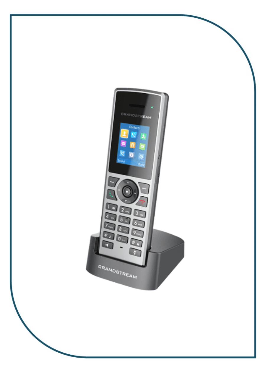 Grandstream mid-tier DECT cordless IP phone , 10 SIP accounts and 10 lines,1.8 inch color LCD (DP722) - Image 3