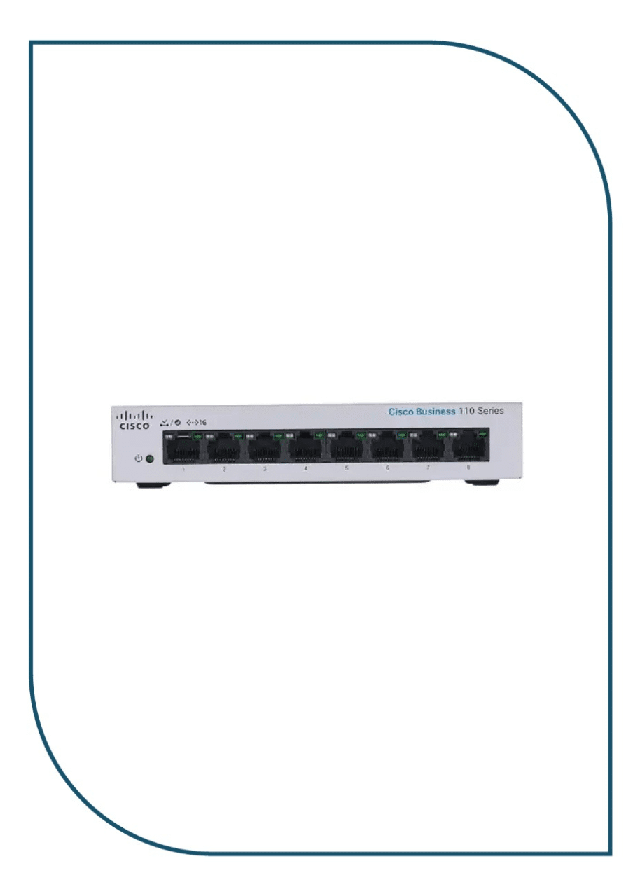 CBS110-8T-D-EU CBS110 Unmanaged 8-port GE, Desktop, Ext PS