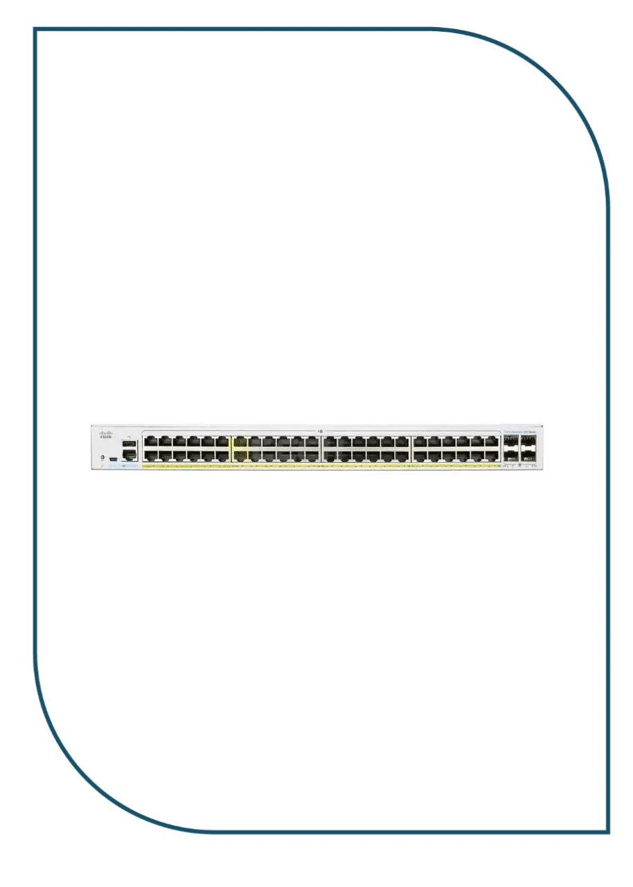 Cisco CBS250-48P-4X-EU CBS250 Smart 48-port GE, PoE, 4x10G SFP+ - Image 2