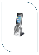 Grandstream mid-tier DECT cordless IP phone , 10 SIP accounts and 10 lines,1.8 inch color LCD (DP722)