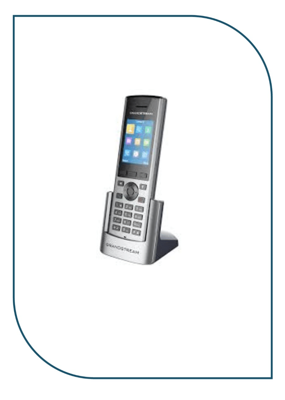 Grandstream mid-tier DECT cordless IP phone , 10 SIP accounts and 10 lines,1.8 inch color LCD (DP722)