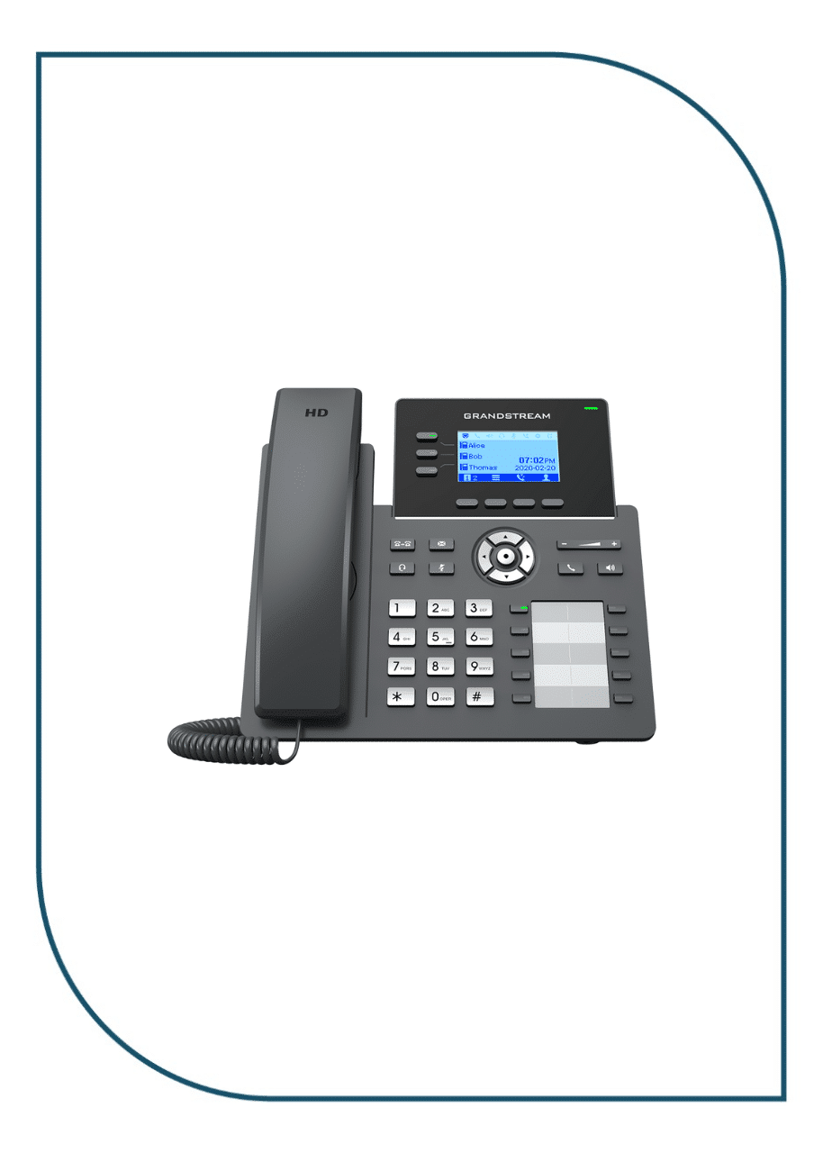 GRP2604P Grandstream IP Phone 6 SIP account ,3 lines - POE
