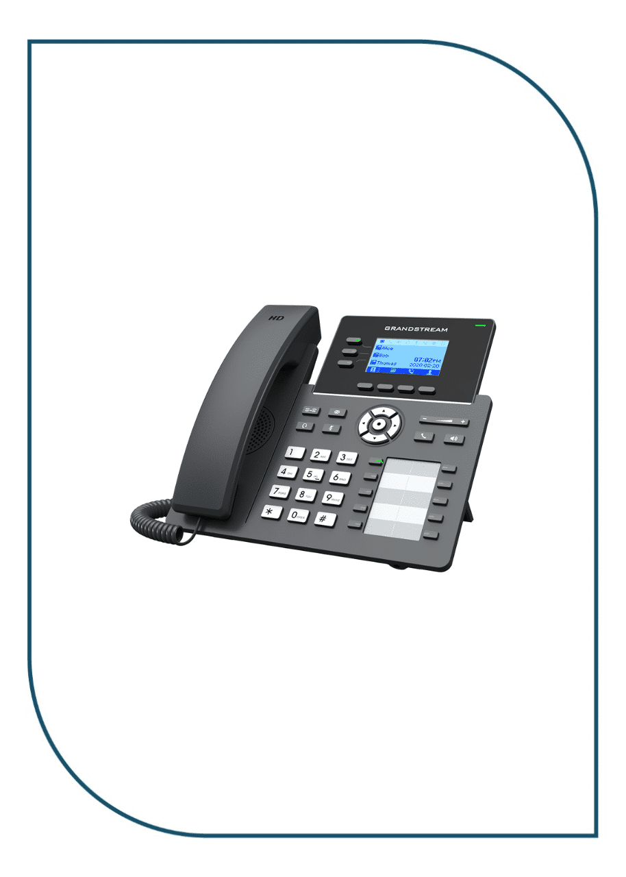 GRP2604P Grandstream IP Phone 6 SIP account ,3 lines - POE - Image 4