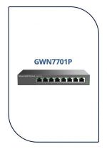 Grandstream 8 PORT GIGABIT UNMANAGED ETHERNET SWITCH WITH 4 PORTS POE (GWN7701P)