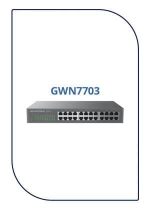 GRANDSTREAM 24PORT Unmanaged Network Switch (GWN7703)
