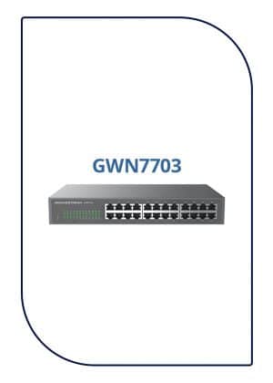GRANDSTREAM 24PORT Unmanaged Network Switch (GWN7703)