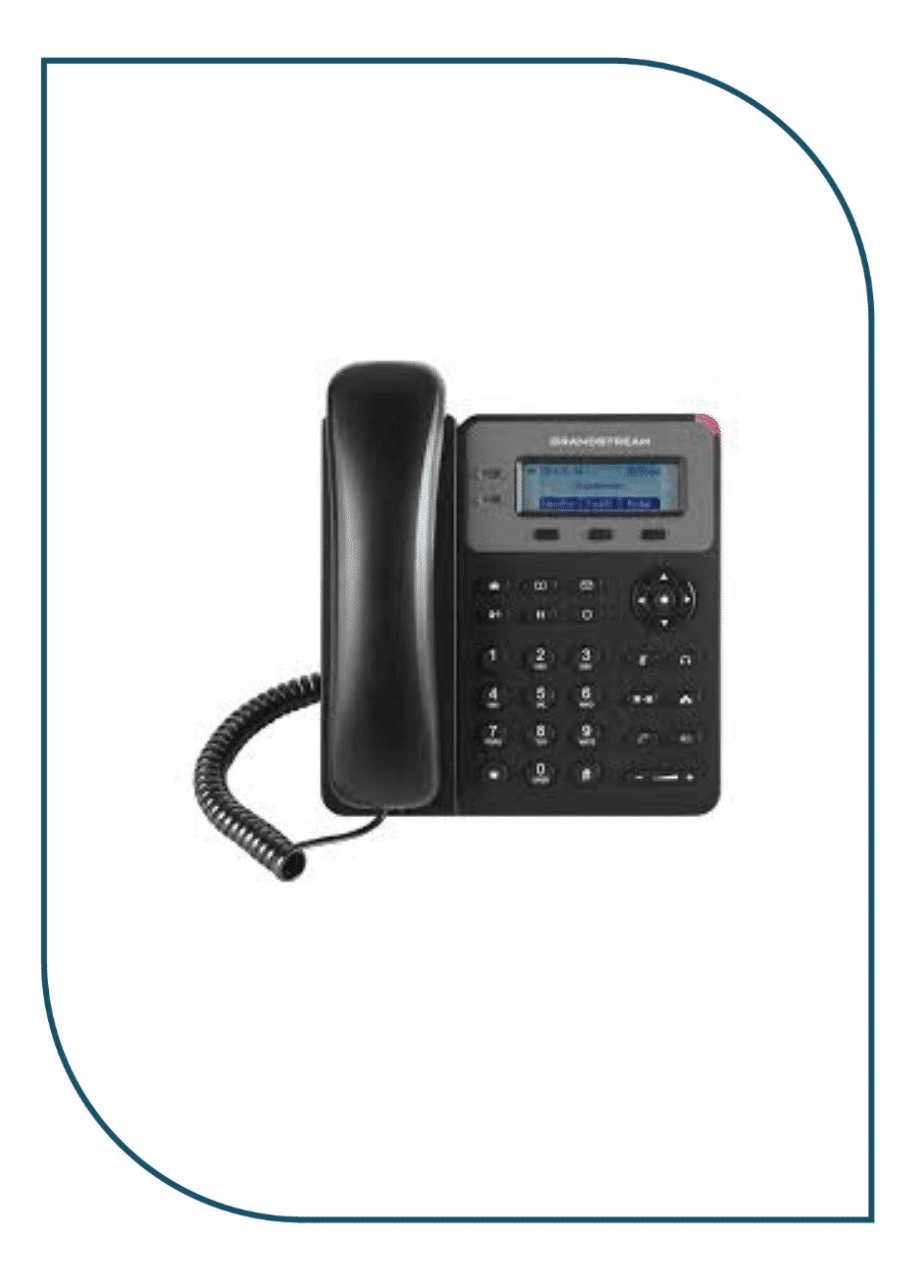 Grandstream Basic IP Phone 1 SIP account, 2 line keys-POE (GXP1615)