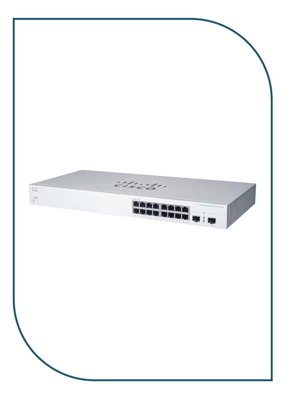 Cisco CBS220-16P-2G-EU 16 Ports PoE 2x1G SFP Smart Switch