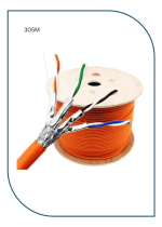 PL-C7SF-LSZH-W ProLink CAT.7 S/STP CABLE, 4 PAIR 23 AWG , LSZH , Orange