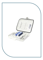 PL-FT8C-P ProLink FIBER Termination Box , 8-CORE Plastic.