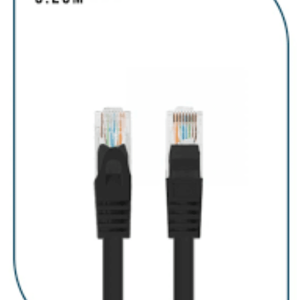 PL-PC-U6-0.25BK ProLink UNSHIELDED CAT6 PATCH CORD W/ T568B WIRING, 0.25M, LSZH BLACK