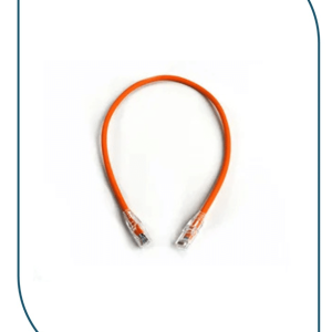 PL-PC-U6-0.25OR UNSHIELDED CAT6 PATCH CORD W/ T568B WIRING, 0.25M, LSZH Orange