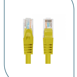 PL-PC-U6-0.5Y UNSHIELDED CAT6 PATCH CORD W/ T568B WIRING, 0.5M, LSZH Yellow
