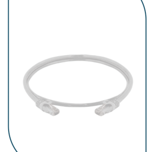 PL-PC-U6-0.5W UNSHIELDED CAT6 PATCH CORD W/ T568B WIRING, 0.5M, LSZH White