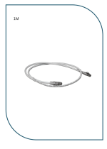 ProLink UNSHIELDED CAT6 PATCH CORD W/ T568B WIRING, 1M, LSZH White PL-PC-U6-1W