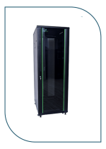 ProRack 42U 600*800 Standing server rack with Glass door, 4 fans, 1 shelf and 1 PDU 8 outlet (PR-FG6842)