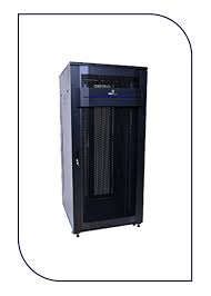 ProRack 42U 800*1000 Standing server rack with vented door, 4 fans, 1 shelf and 1 PDU 8 outlet (PR-FV8142)