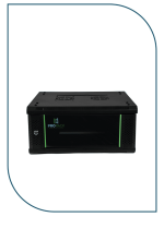 ProRack 4U 600*450Wall mount cabinet with glass door, 1 fan, 1 shelf and 1 PDU 6 outlet (PR-W6404)