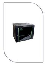 ProRack 9U 600*600 Wall mount cabinet with glass door, 1 fan, 1 shelf and 1 PDU 6 outlet (PR-W6609)