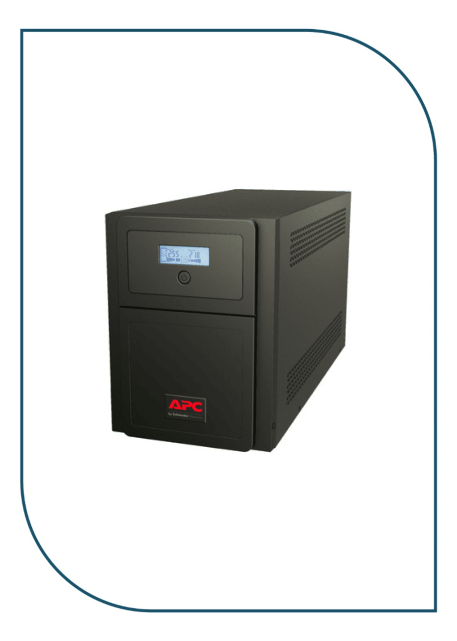 APC Easy UPS 1 Ph Line Interactive, 3kVA, Tower, 230V, 4 Schuko CEE 7 outlets, AVR, LCD (SMV3000AI-GR) - Image 3