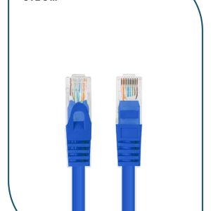 PL-PC-U6-0.25BL UNSHIELDED CAT6 PATCH CORD W/ T568B WIRING, 0.25M, LSZH Blue