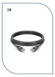 ProLink PL-PC-U6-3BK UNSHIELDED CAT6 PATCH CORD W/ T568B WIRING, 3M, LSZH Black